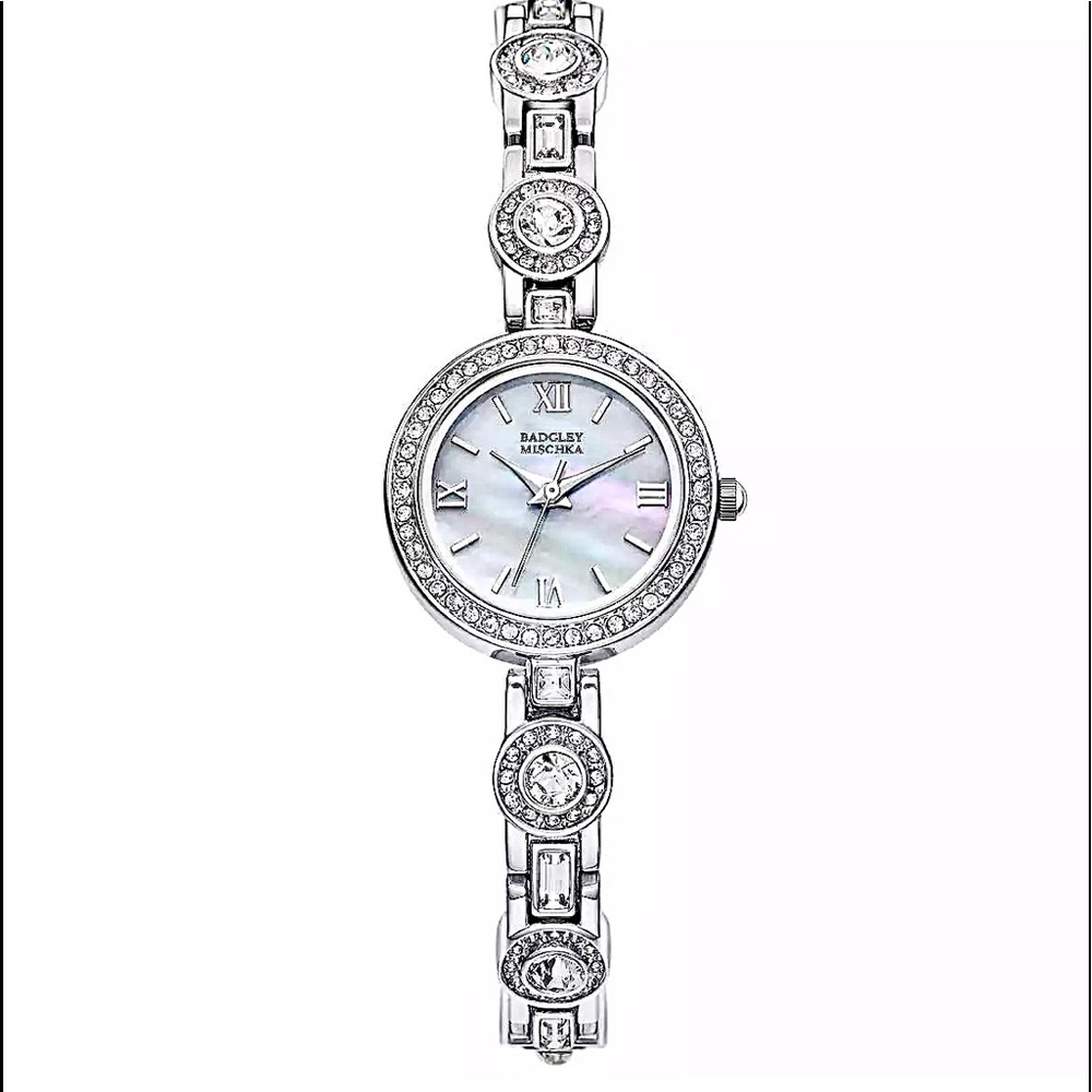 Badgley Mischka Crystal Accent Watch